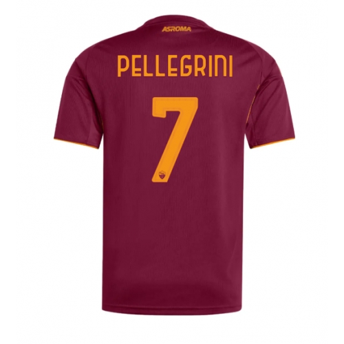 Billige Fotballdrakt AS Roma Lorenzo Pellegrini #7 Replika Hjemmedrakt 2025-26 Kortermet Billige Fotballdrakt AS Roma Lorenzo Pellegrini #7 Replika Hjemmedrakt 2025-26 Kortermet